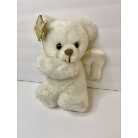 Applause Other - Applause‎ Teddy Bear Angel Wings 1987 9" Plush Stuffed Animal Holiday